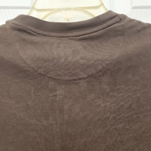 Wrangler Men's Brown Short Sleeve Pocket Tee - Picture 6 of 9